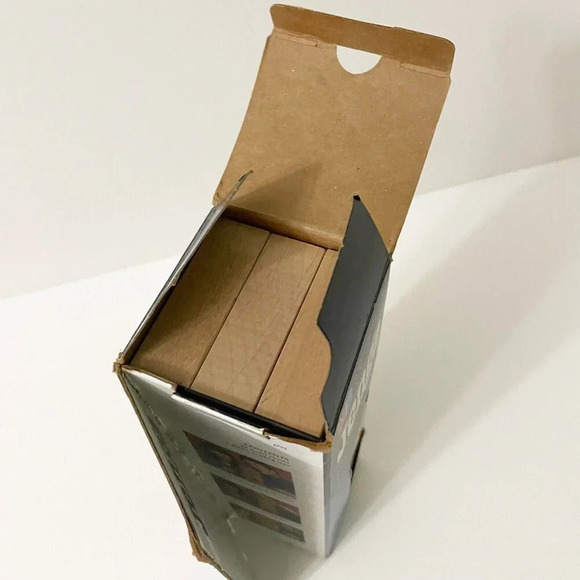 Vintage 1986 Jenga Milton Bradley Game Damaged Box - Picture 9 of 16